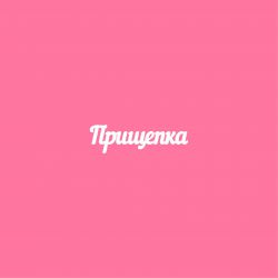 Чипборд. Надпись "Прищепка"