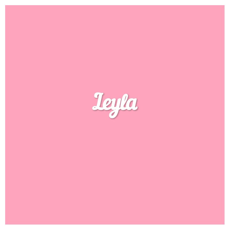 Чипборд. Leyla