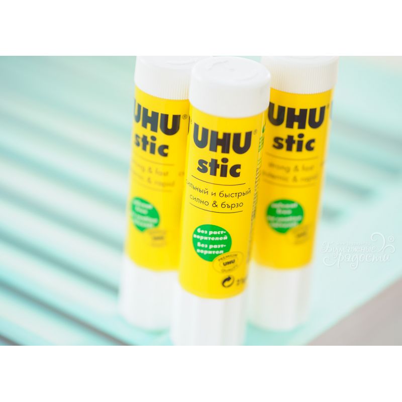 Клей-карандаш "UHU" 1 шт. (для тиснения замшей) Клей-карандаш "UHU" 1 шт. (для тиснения замшей)