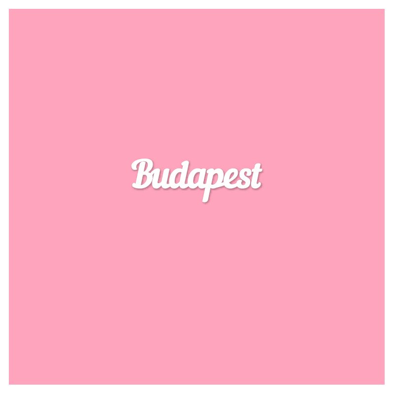 Чипборд. Budapest