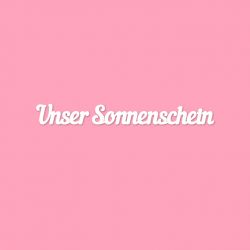 Чипборд. Unser Sonnenschein