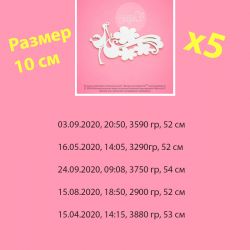 Комбо-Чипборд. Мерика с аистом 5 шт.