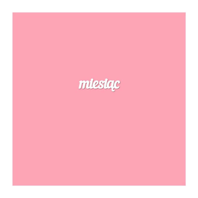 Чипборд. miesiąc