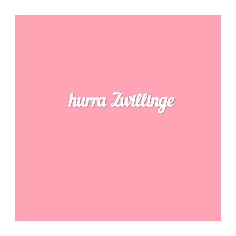 Чипборд. hurra Zwillinge