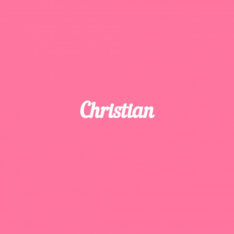Чипборд. Christian
