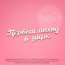 Чипборд. Первый поход в цирк