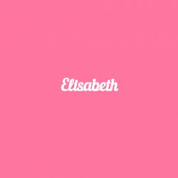 Чипборд. Elisabeth