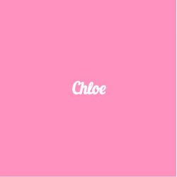 Чипборд. Chloe