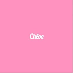 Чипборд. Chloe