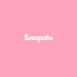 Чипборд. Бокаревы