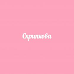 Чипборд. Скрипкова