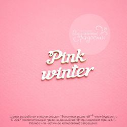 Pink winter