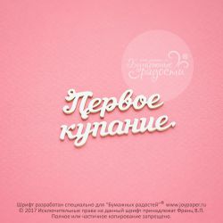 Чипборд. Первое купание