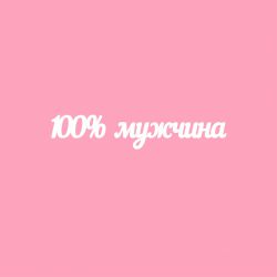 Чипборд. 100% мужчина