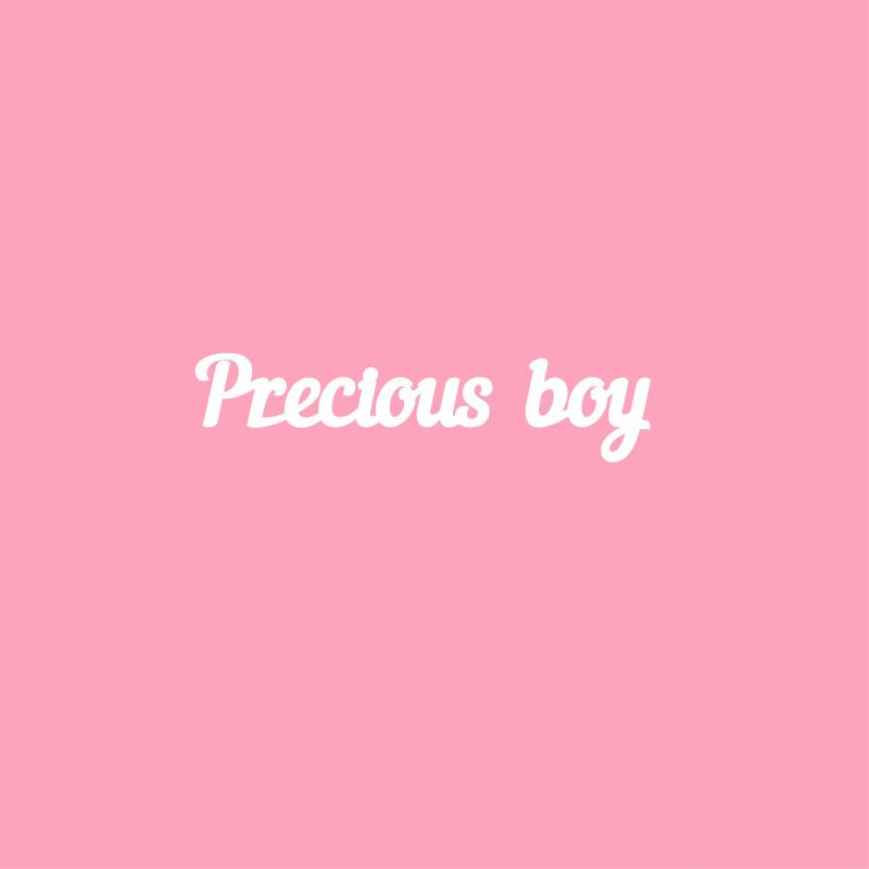 Чипборд. Precious boy