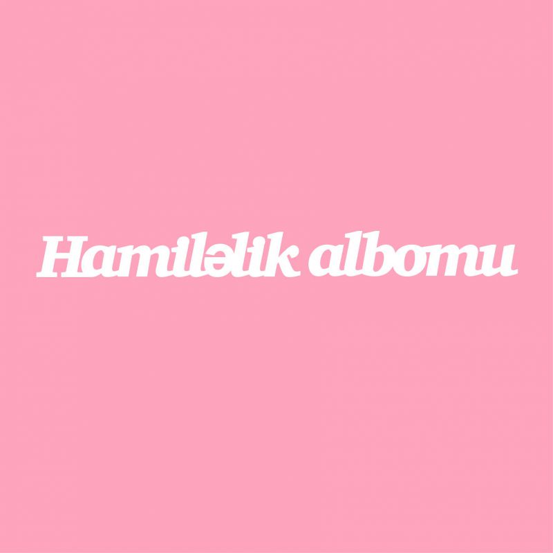 Чипборд. Hamiləlik albomu