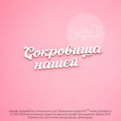 Чипборд. Сокровища нашей