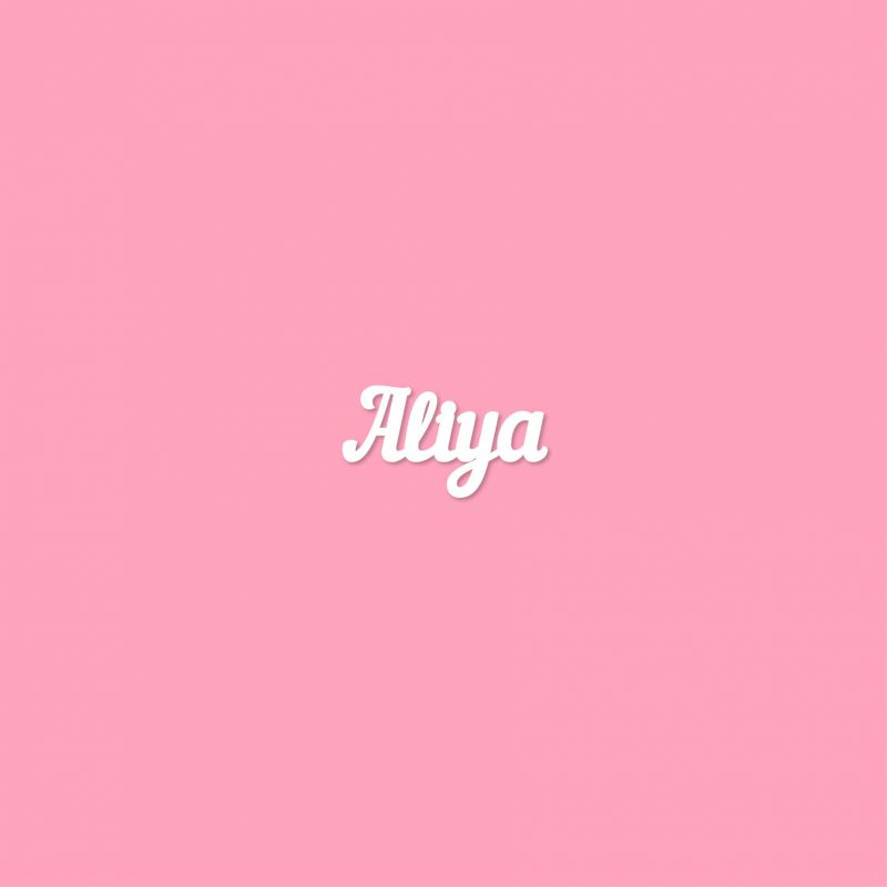 Чипборд. Aliya