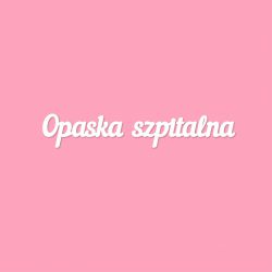 Чипборд. Opaska szpitalna