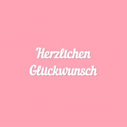 Чипборд. Herzlichen Glückwunsch