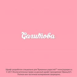 Чипборд. Сагитова