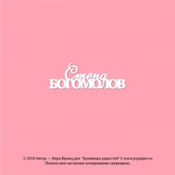 Чипборд. Стёпа Богомолов