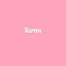 Чипборд. Karren