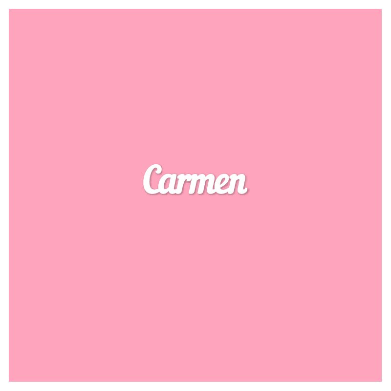 Чипборд. Carmen