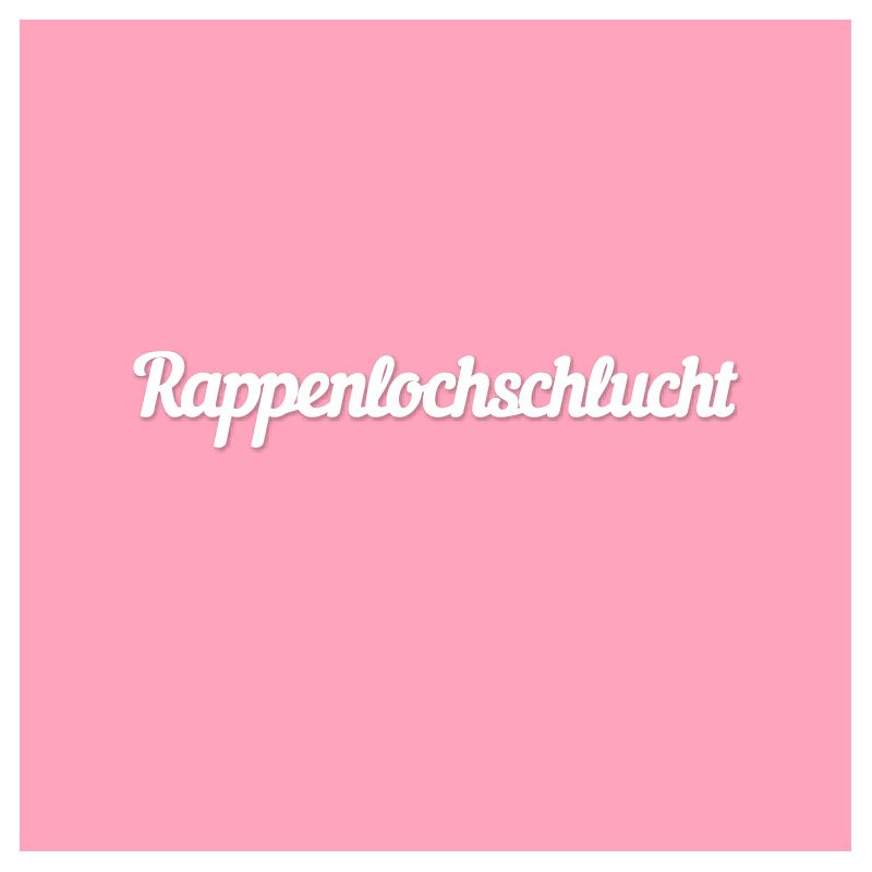 Чипборд. Rappenlochschlucht